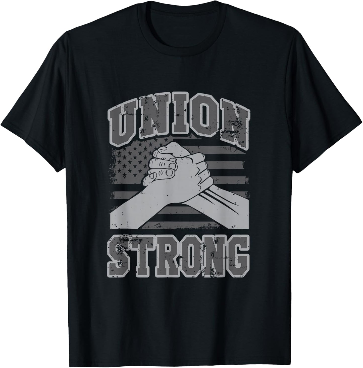 Union Strong Job Union Worker T-Shirt - T-Shirt | Black