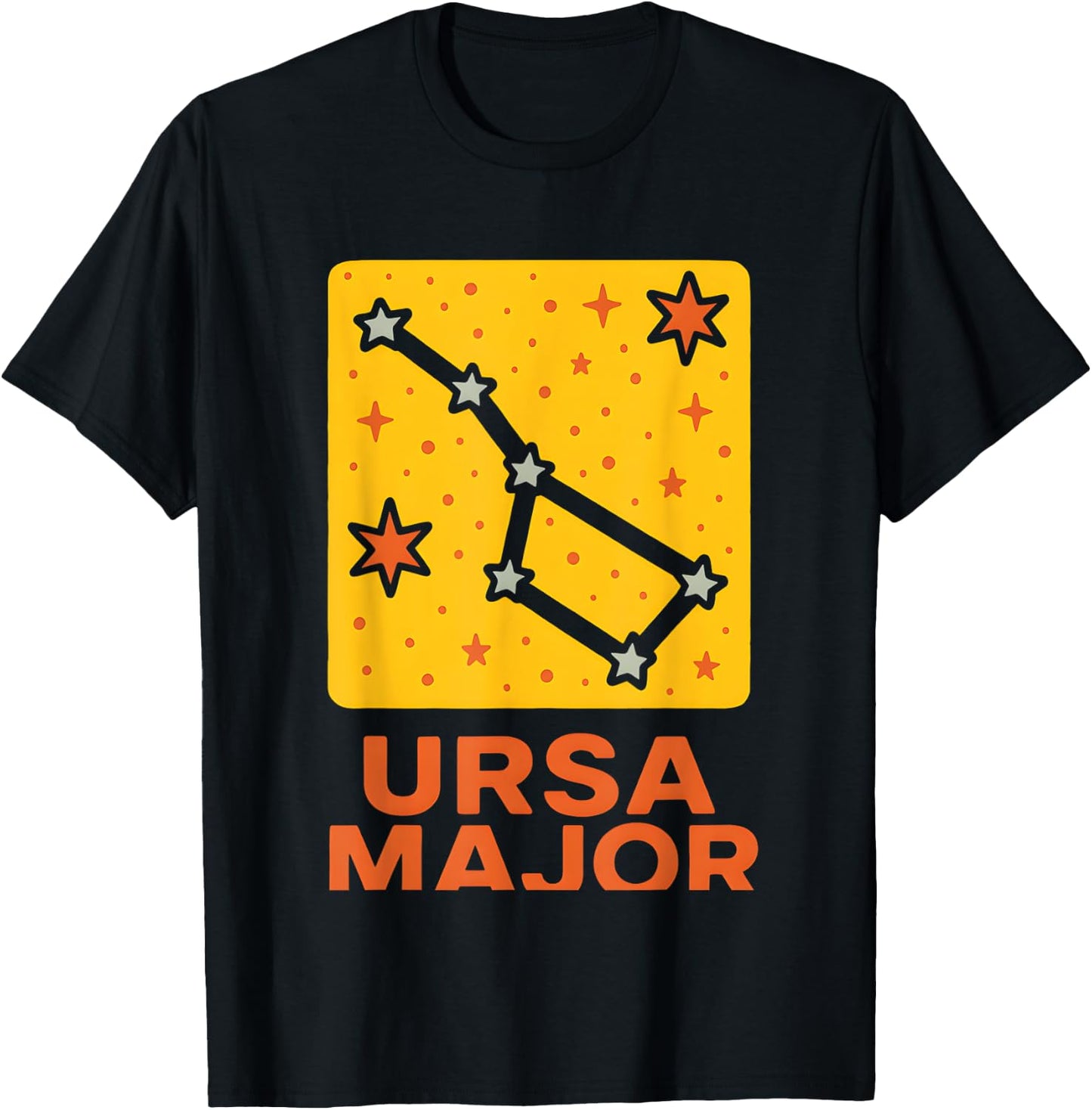Stars Constellation Ursa Major Space Astronomer T-Shirt - T-Shirt | Black
