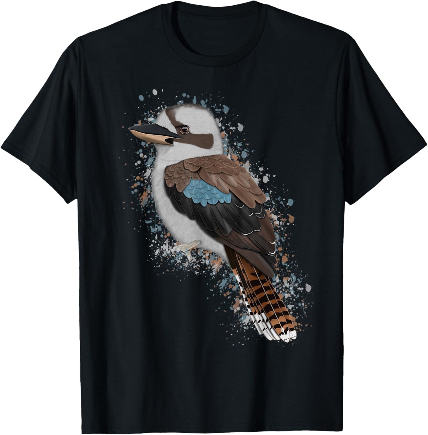 Kookaburra Bird Birder Birdlover Birdwatcher Animal T-Shirt - T-Shirt | Black