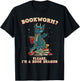 Funny Bookworm Gift Women Book Dragon Reader Library T-Shirt - T-Shirt | Black