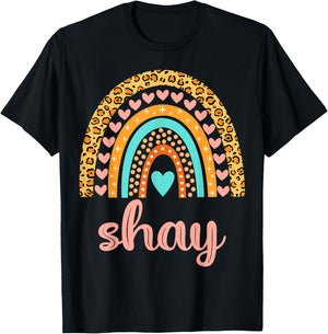 Shay Shay Name Birthday Shirt Gift T-Shirt - T-Shirt | Black