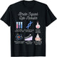 Bride Squad Bachelorette Party Funny Science Joke Biology T-Shirt - T-Shirt | Black
