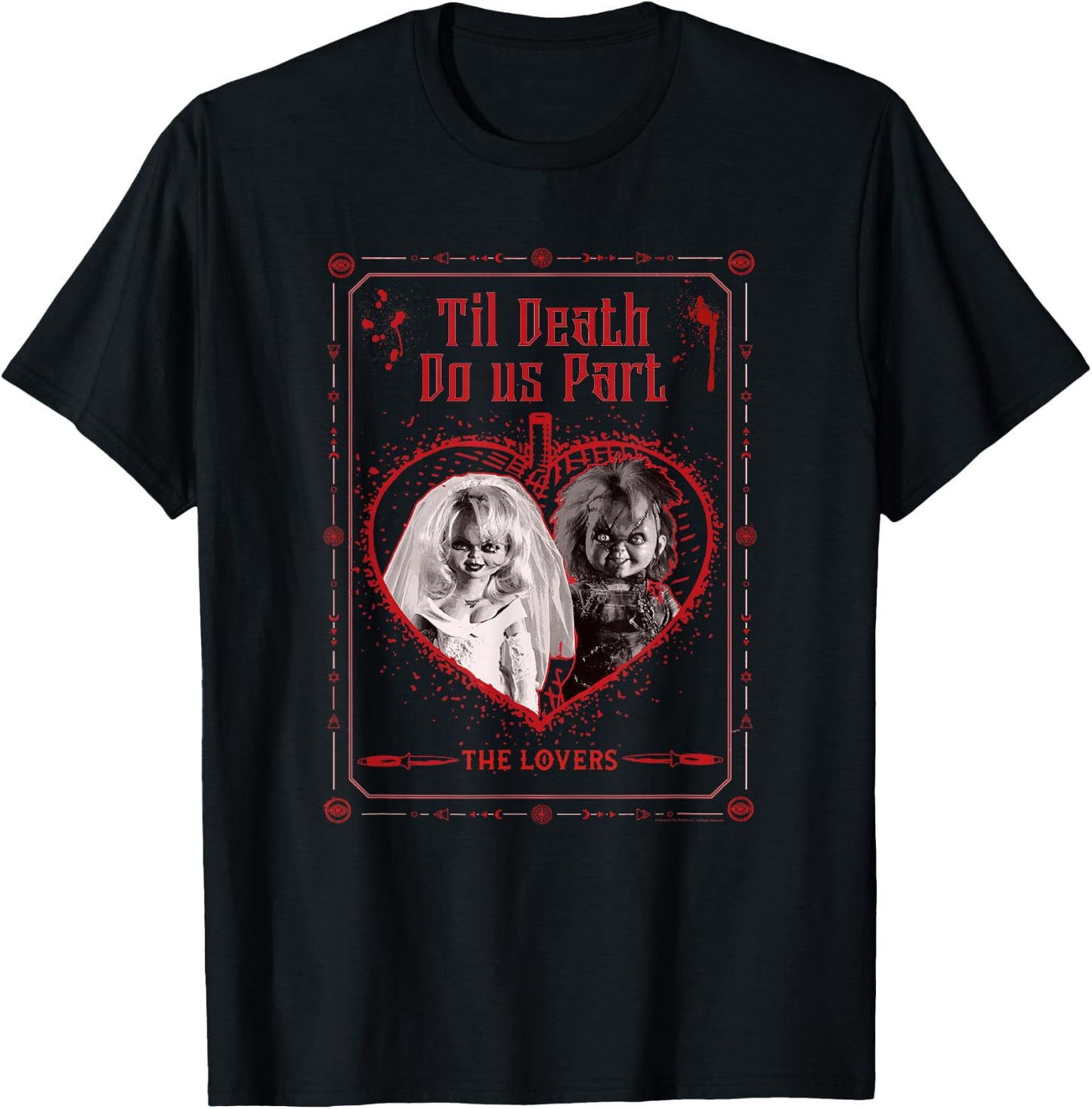 Chucky Valentine's Day Til Death Do Us Part T-Shirt - T-Shirt | Black