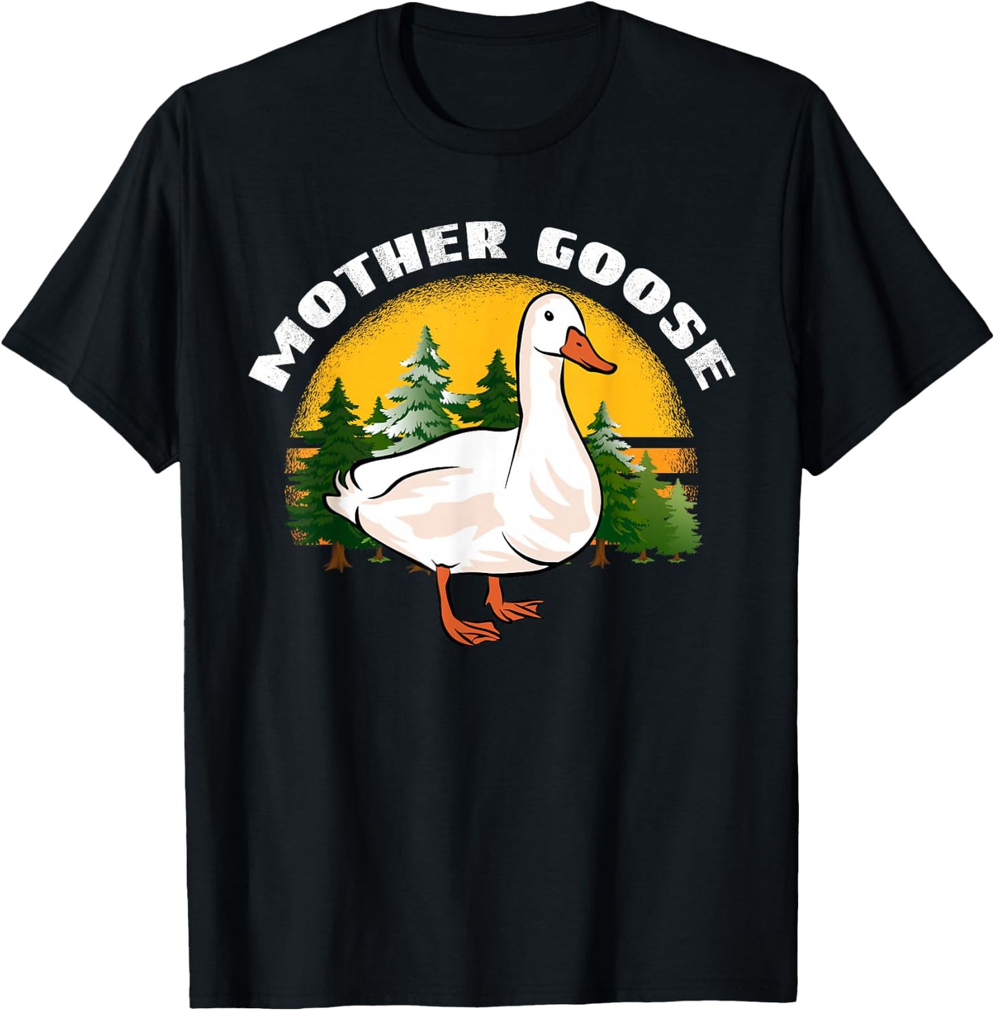 Goose Mother Duck Costume Animal Lover T-Shirt - T-Shirt | Black