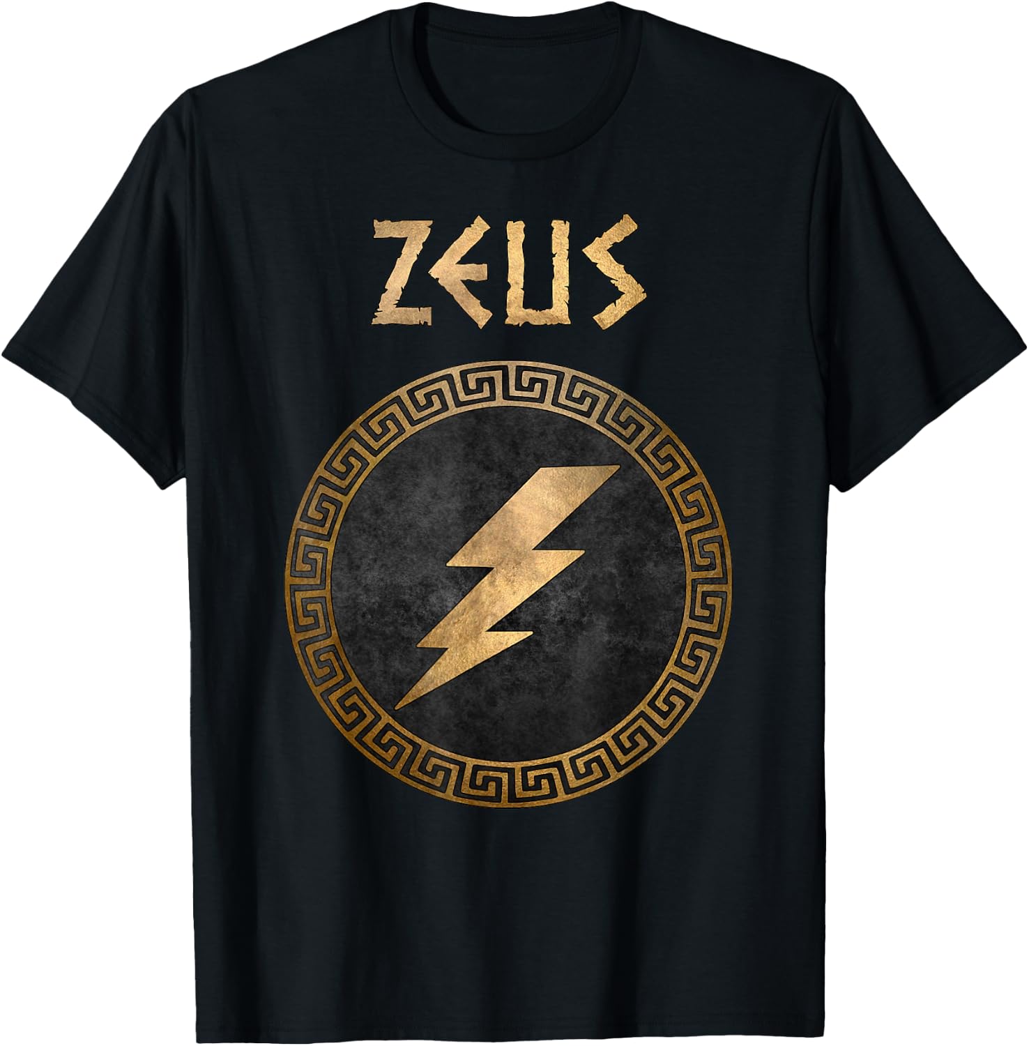Zeus Ancient Greek God King of the Gods T-Shirt - T-Shirt | Black