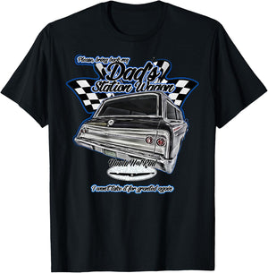 1962 Impala,Dad's Station Wagon,Biscyne,Delray,Belair,Hotrod T-Shirt - T-Shirt | Black