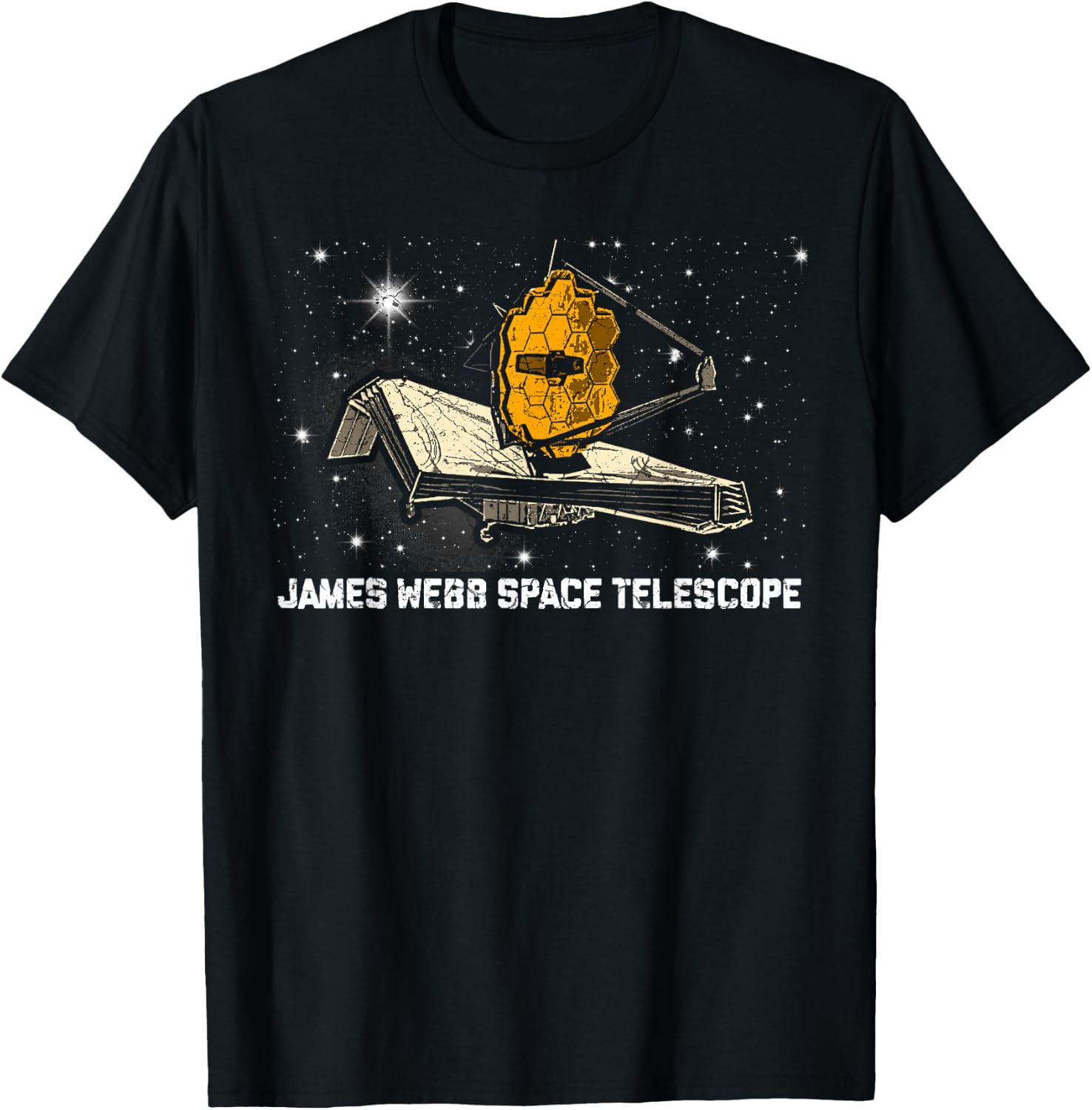 James Webb Space Telescope JWST Astronomy Astrophysics T-Shirt - T-Shirt | Black