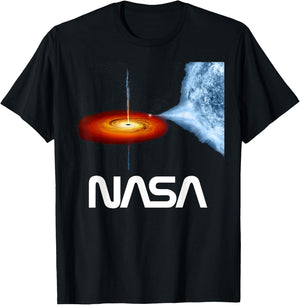 Officially Licensed NASA Cygnus Black Hole Space Geek T-Shirt - T-Shirt | Black