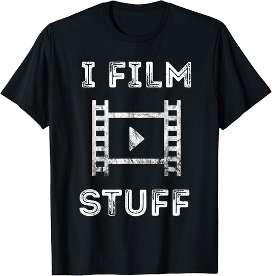 Filmmaker I Film Stuff Film Producer Videographer Lover T-Shirt - T-Shirt | Black