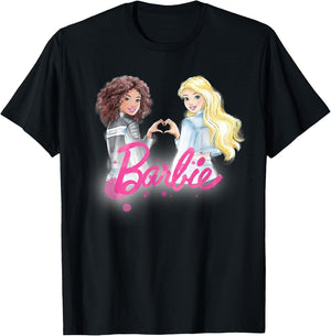 Barbie - BFF Heart T-Shirt - T-Shirt | Black