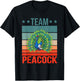 Team Peacock Quote Birdwatching Birding Bird Peacock T-Shirt - T-Shirt | Black