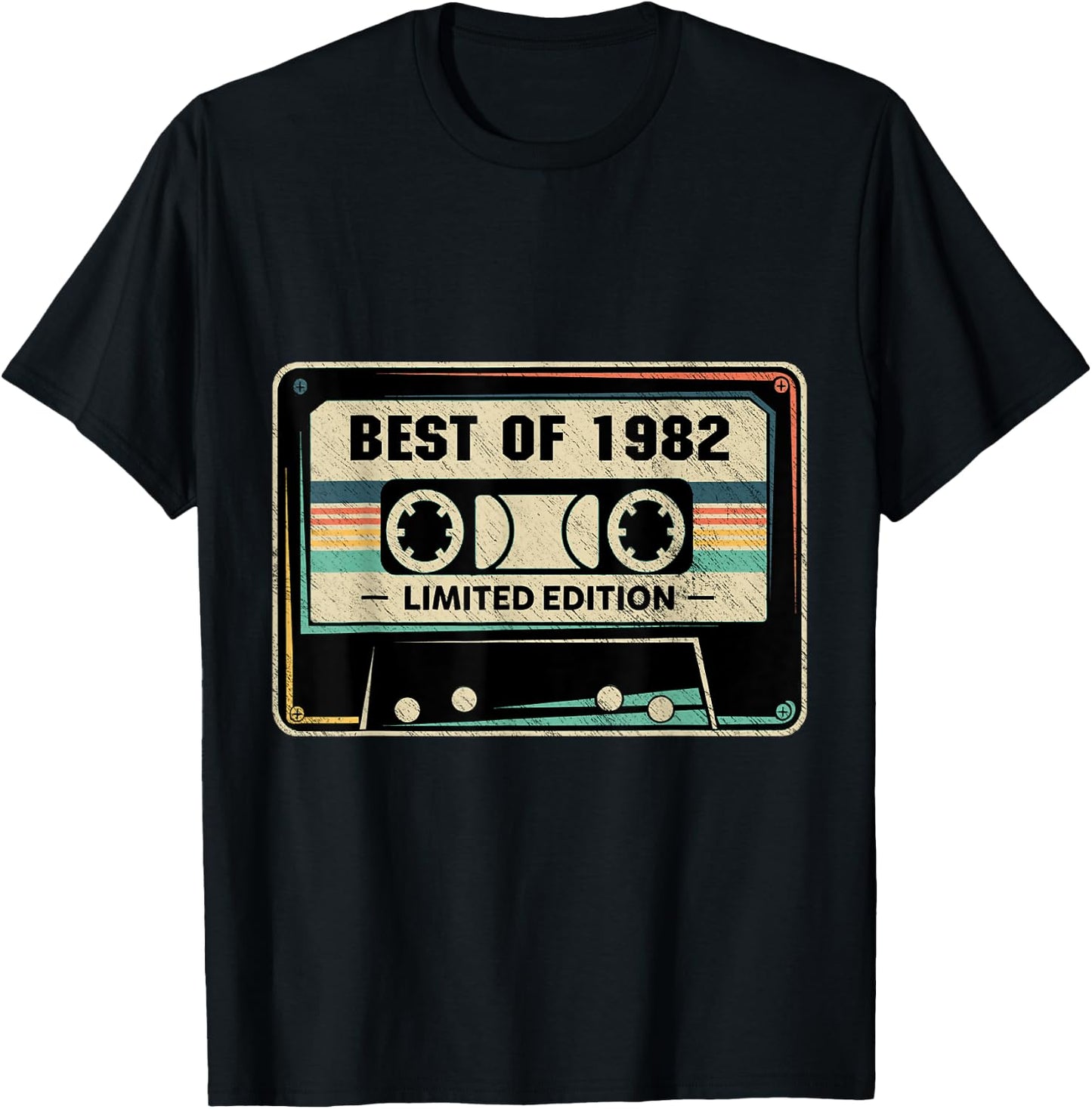 1982 Birthday And T-Shirt - T-Shirt | Black
