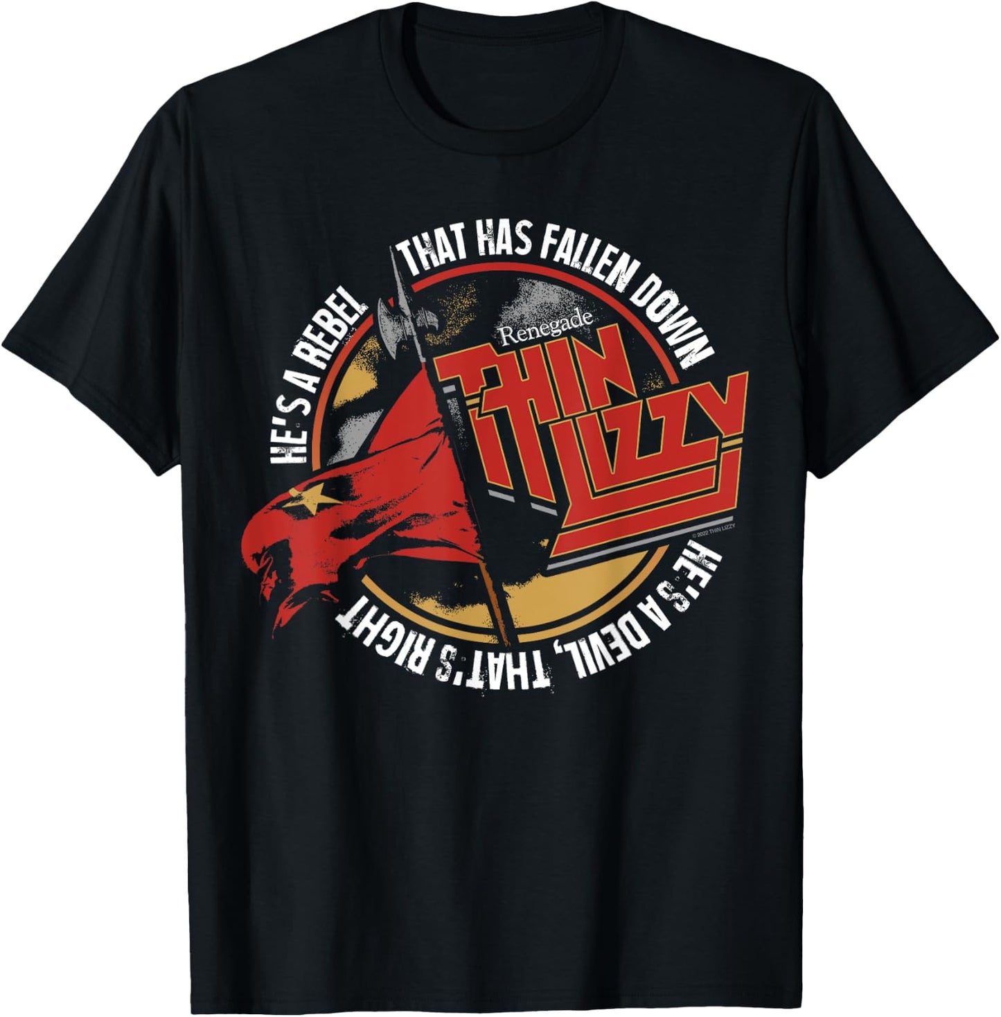 Thin Lizzy – Renegade T-Shirt - T-Shirt | Black