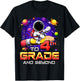 To 4th Grade And Beyond Astronaut Back To School 4th Grade T-Shirt - T-Shirt | Black