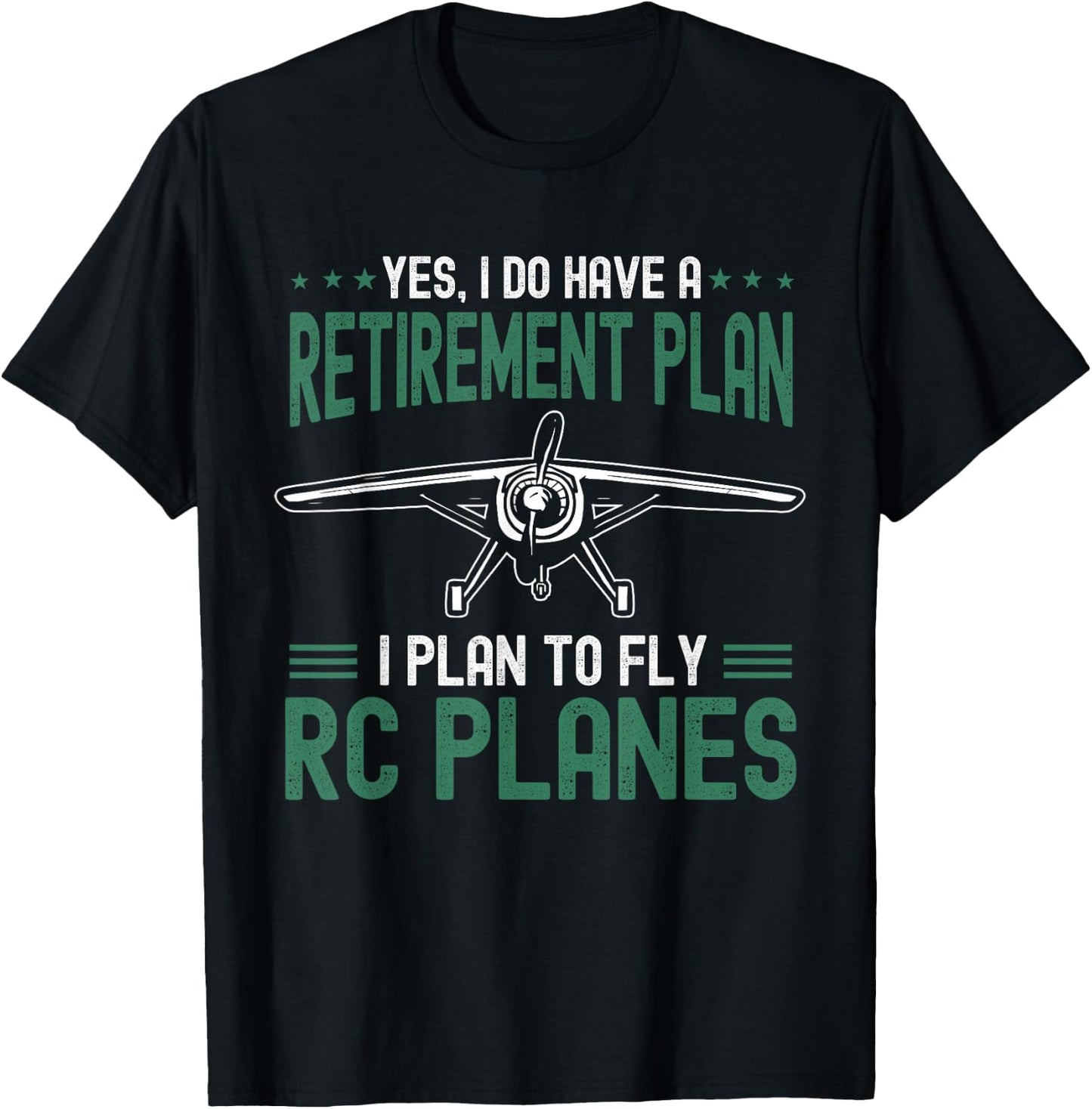 Remote Controlled Aeroplane Model Plane T-Shirt - T-Shirt | Black