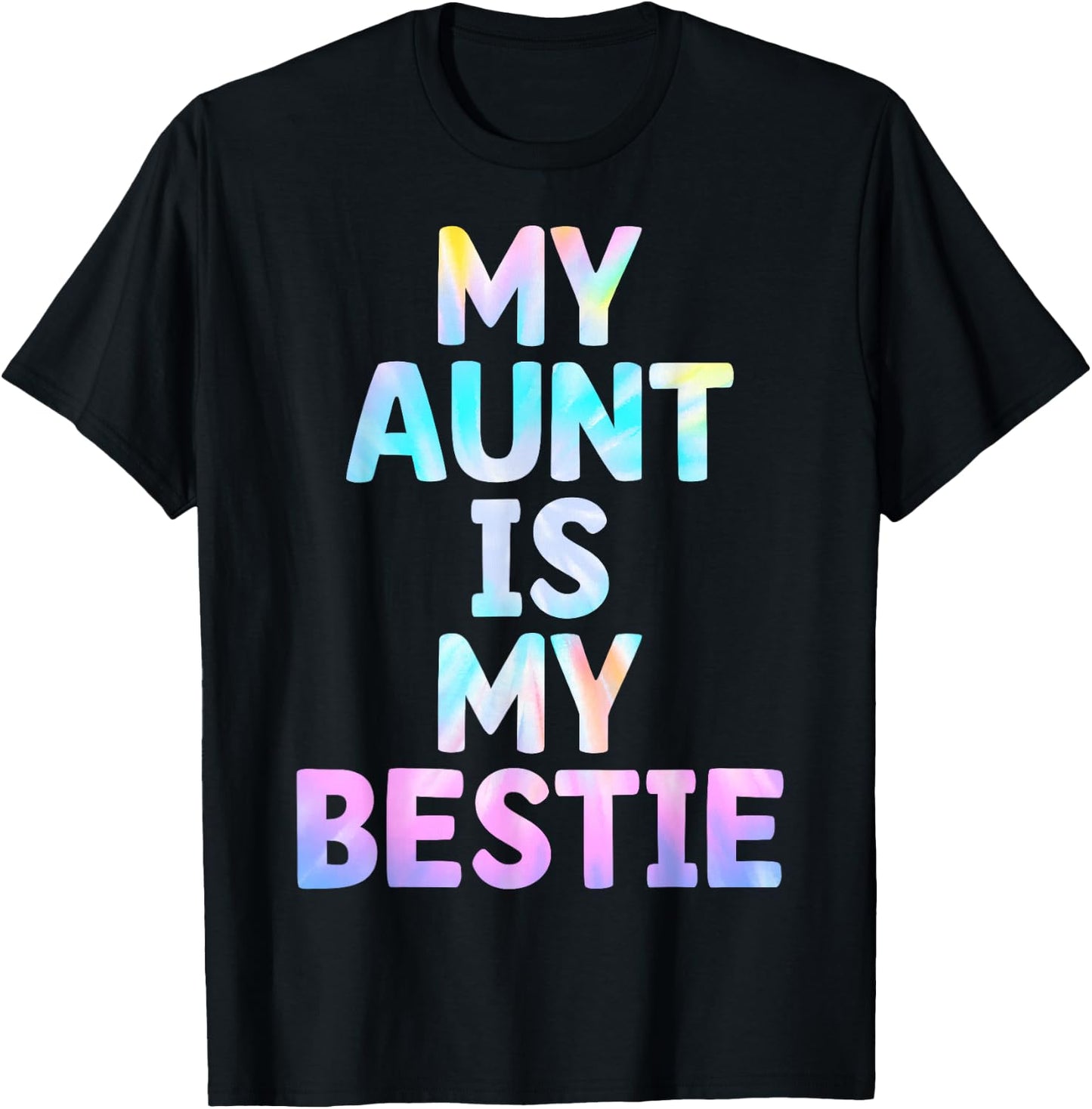 My Aunt is My Bestie Aunt And niece Matching T-Shirt - T-Shirt | Black