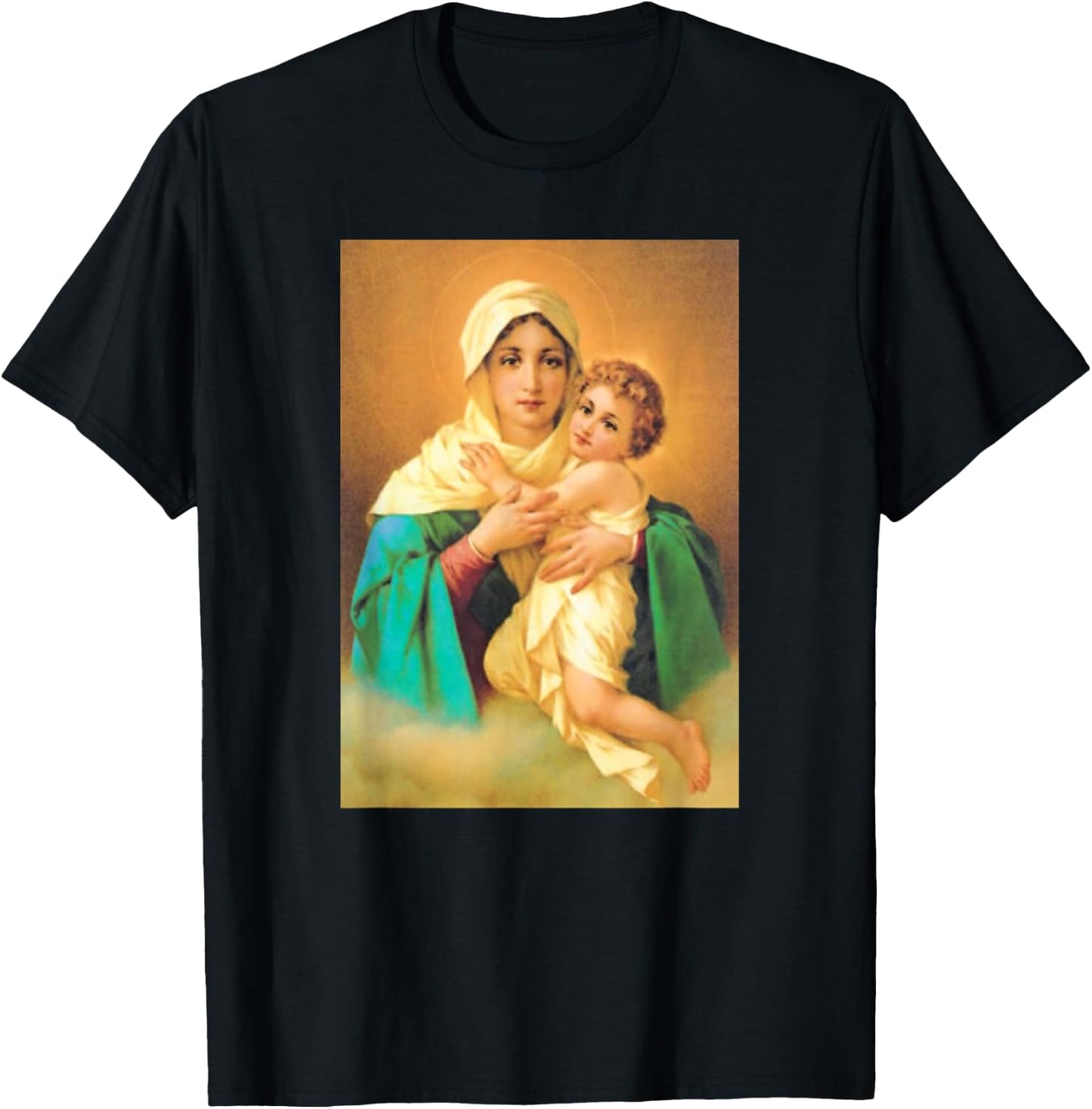 Our Lady Of Schoenstatt Mother Thrice Admirable T-Shirt - T-Shirt | Black
