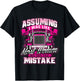 First Mistake - Female Semi Truck Driver Trucker Trucking T-Shirt - T-Shirt | Black