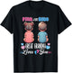 Pink Or Blue Great Grandma Loves You Baby Gender Reveal T-Shirt - T-Shirt | Black