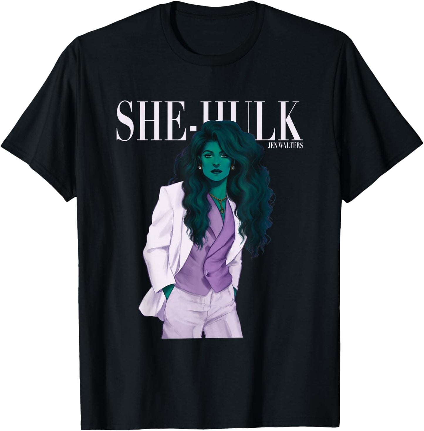 Marvel Avenger She-Hulk Jen Walters Women’s History Month T-Shirt - T-Shirt | Black