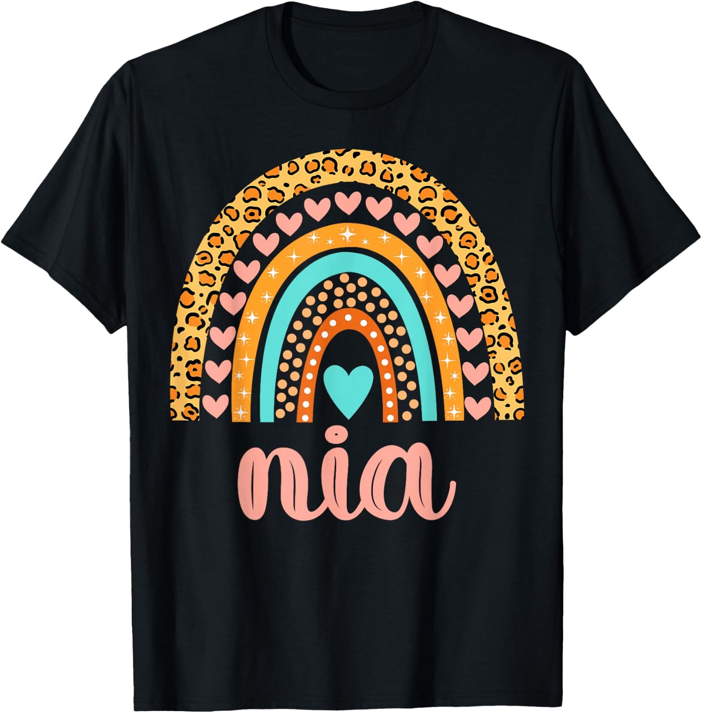 Nia Nia Name Birthday Shirt Gift T-Shirt - T-Shirt | Black