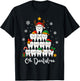 Funny Oh Dentistree Xmas Christmas Dental Hygienist Dentist T-Shirt - T-Shirt | Black