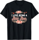 I Love Being A Nae Nae Shirt Mothers Day Cute Floral T-Shirt - T-Shirt | Black