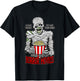 I Just Want To Eat Popcorn And Watch Horror Movies Mummy T-Shirt - T-Shirt | Black