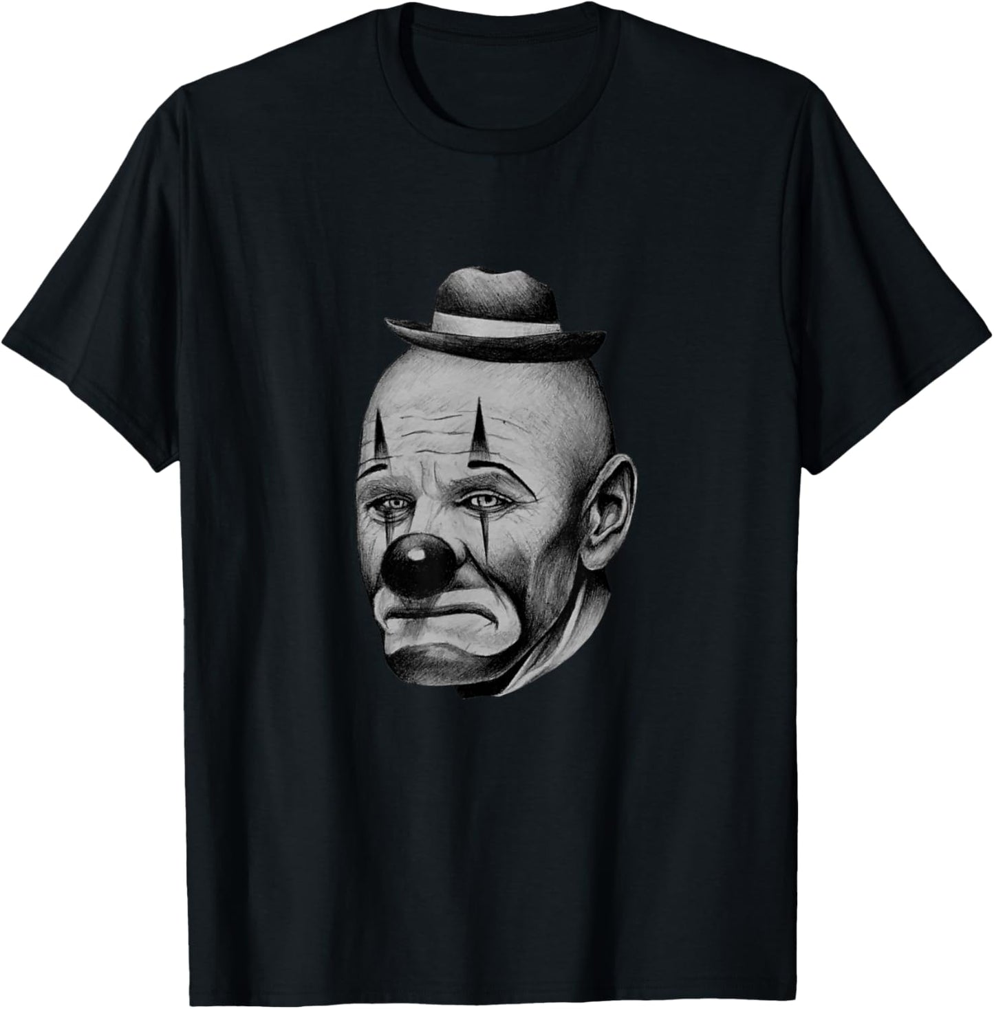 Meet Mr Happy Sad Clown T-Shirt - T-Shirt | Black