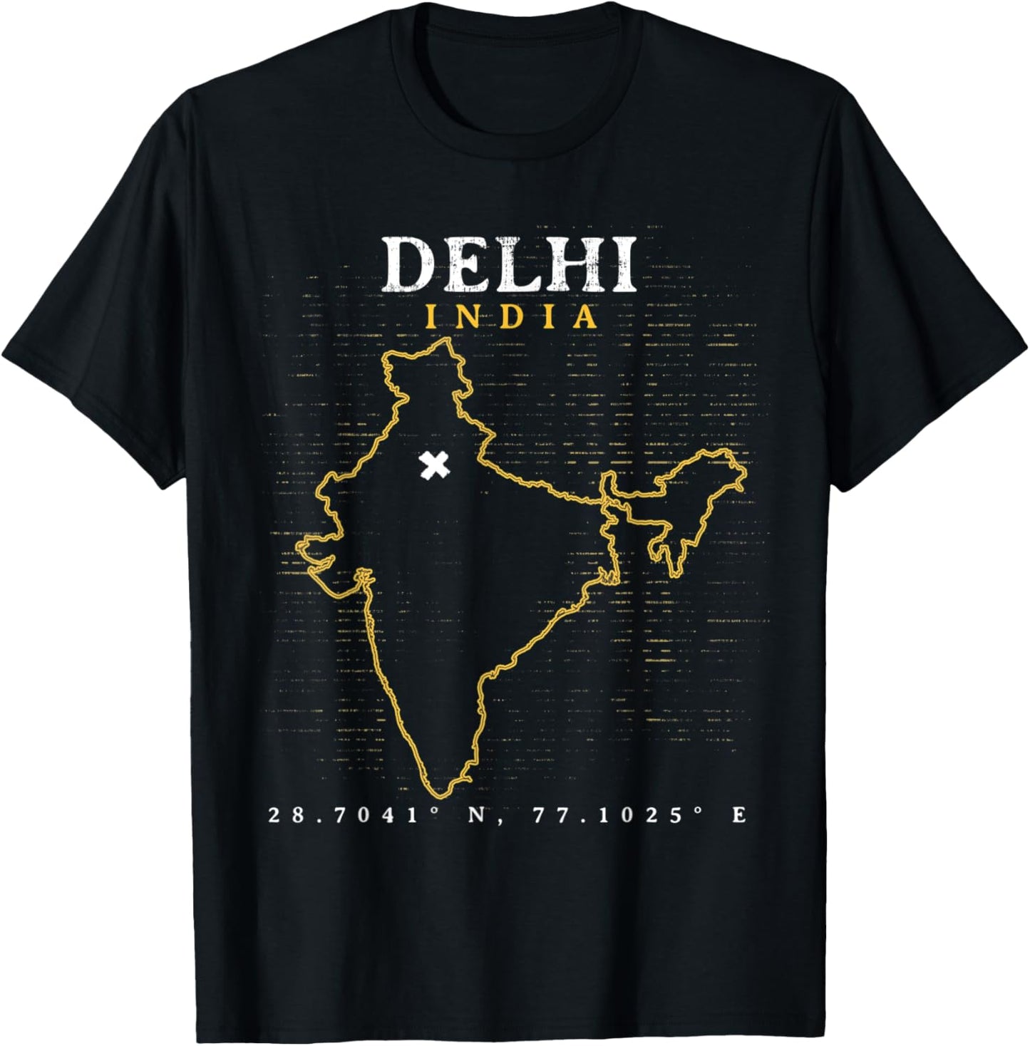 India New Delhi T-Shirt - T-Shirt | Black