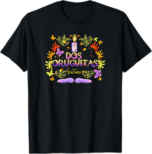 Disney Encanto Dos Oruguitas Candle Portrait T-Shirt - T-Shirt | Black