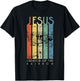 JESUS The Creator of the Rainbow (Noah and the Ark) T-Shirt - T-Shirt | Black