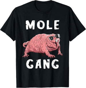 Naked Mole Rat Mole Gang Funny Naked Mole Rat Lovers T-Shirt - T-Shirt | Black