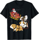Guinea pigs Christmas T-Shirt - T-Shirt | Black