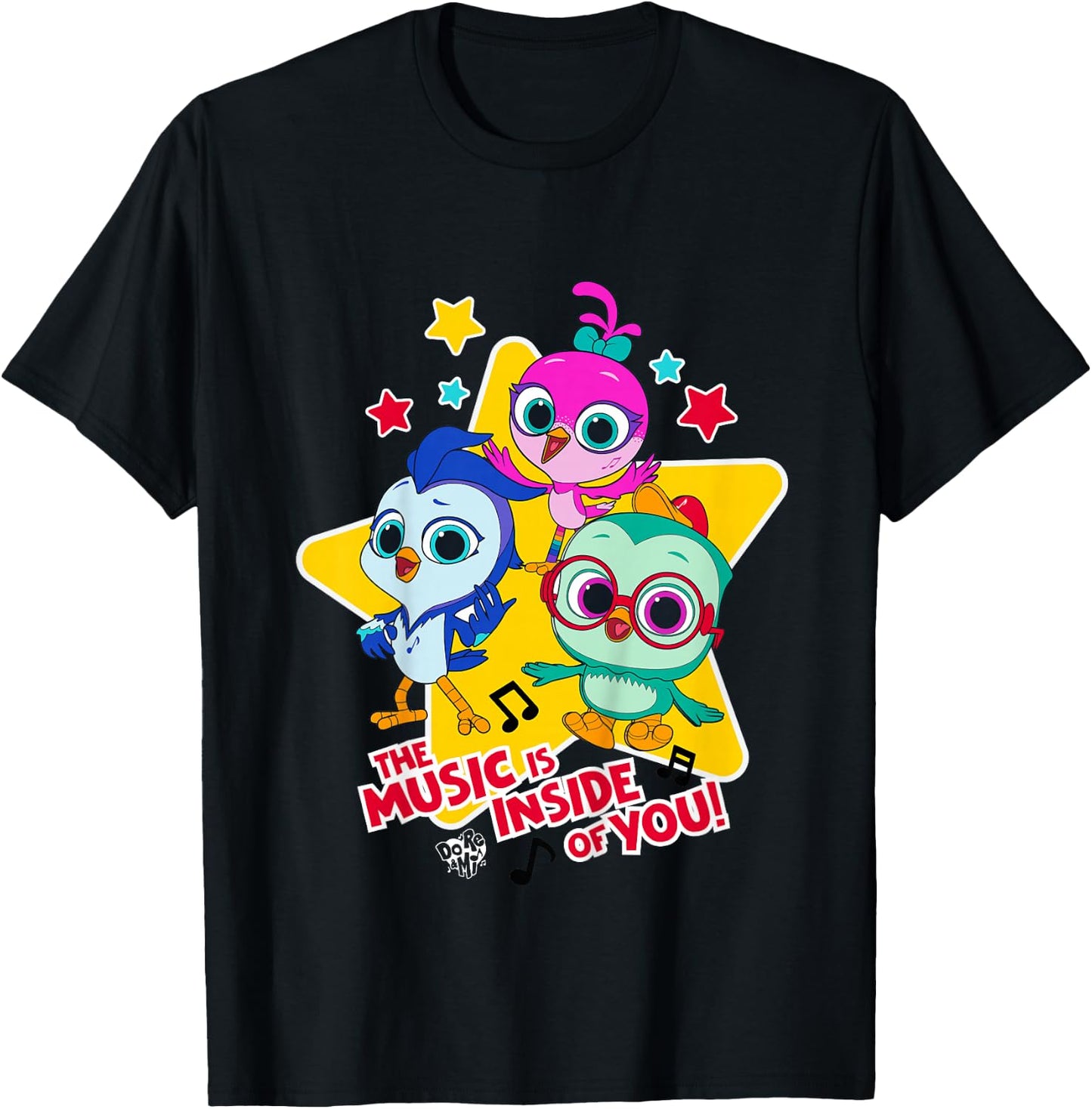 Do, Re & Mi - Trio T-Shirt - T-Shirt | Black