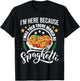 I Was Told There Would Be Spaghetti Italian Food Pasta Lover T-Shirt - T-Shirt | Black