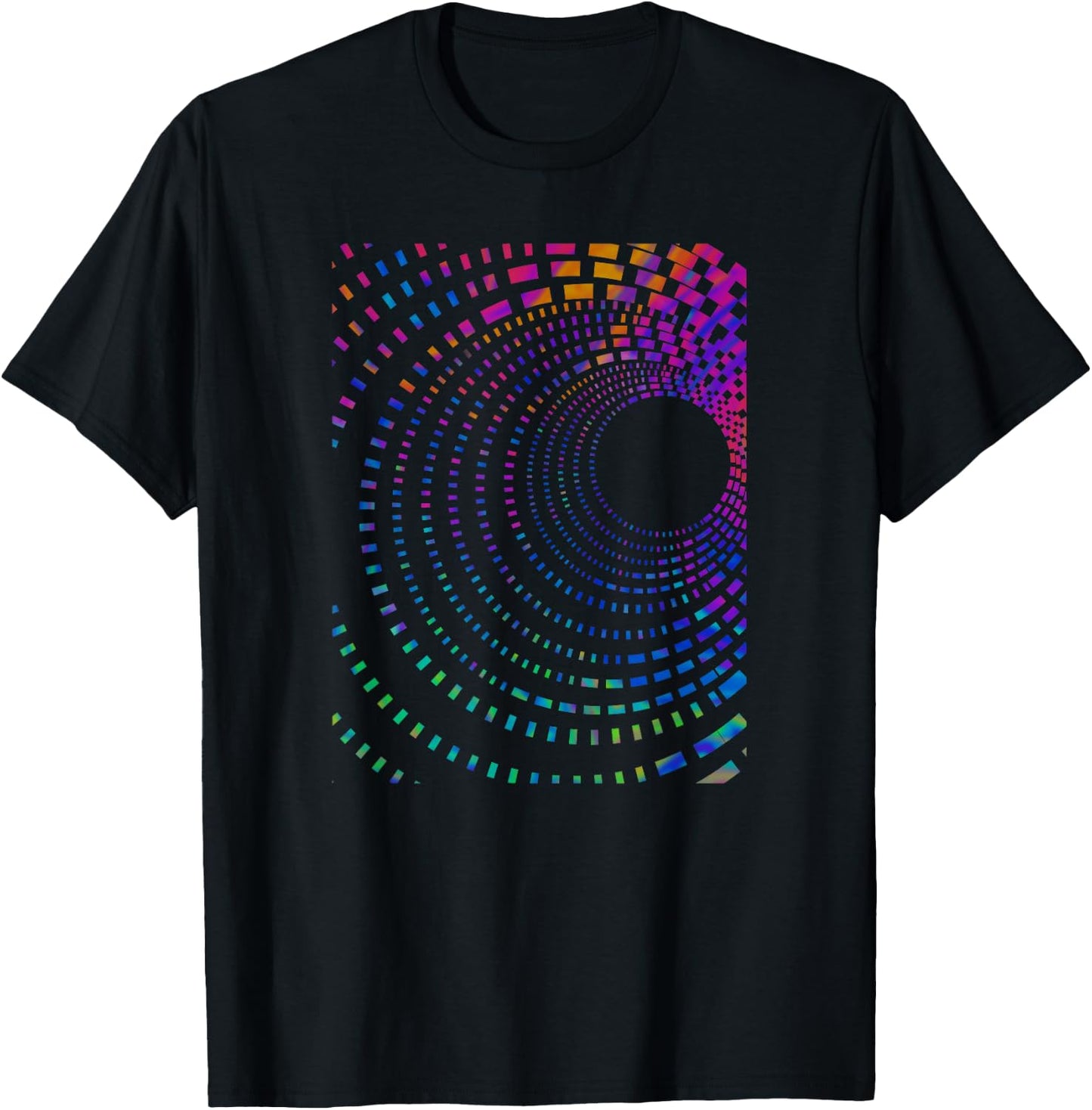 Acid Portal Purple Blue Cool Rave Techno EDM Lover Gift T-Shirt - T-Shirt | Black