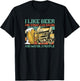 I like beer and sprint car racing and maybe 3 people - racer T-Shirt - T-Shirt | Black
