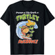 Cute Panama City Beach Kid's shirt Fun Turtle on Surfboard T-Shirt - T-Shirt | Black