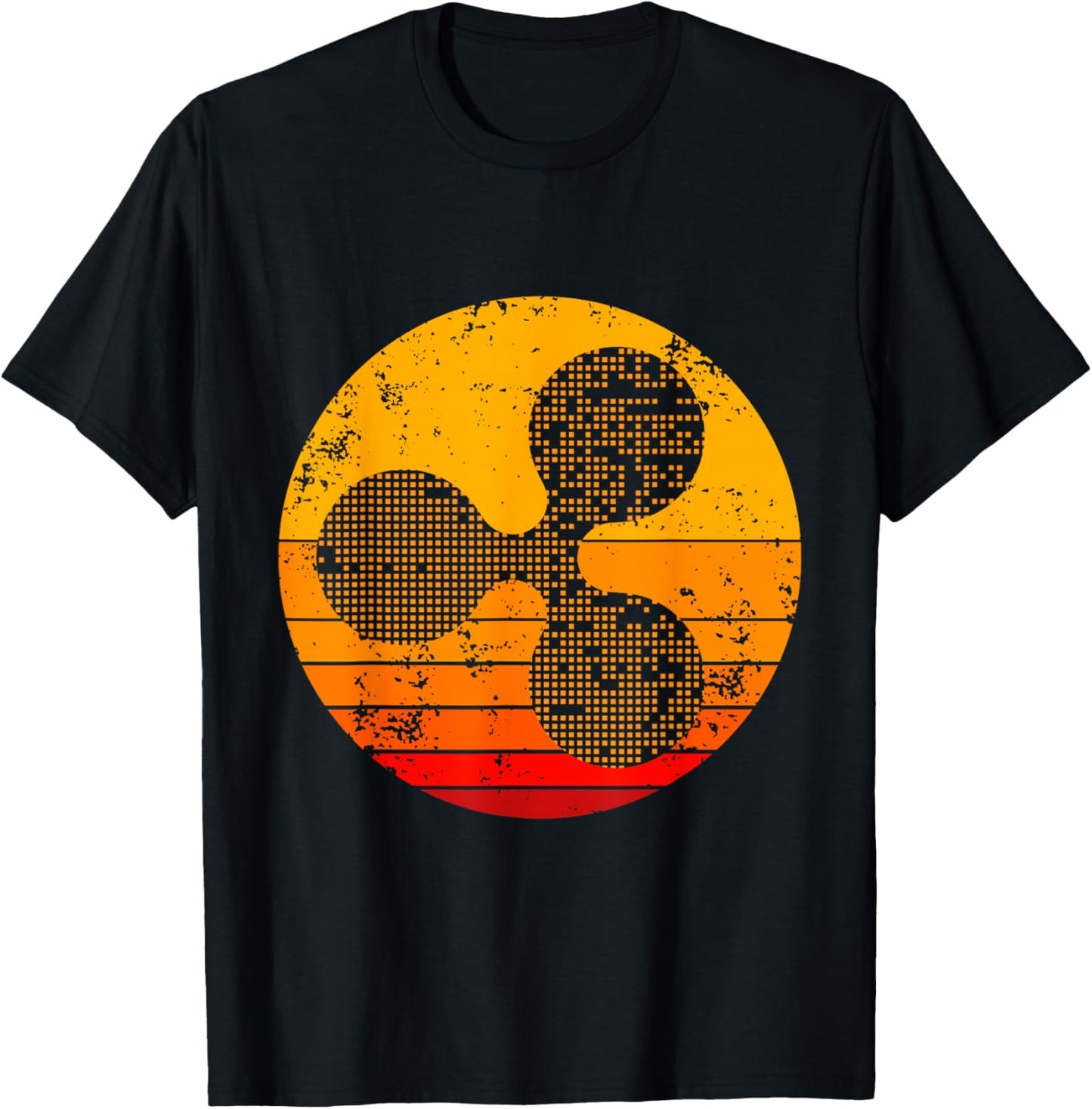 Ripple XRP Blockchain Money Cryptocurrency Money Gift T-Shirt - T-Shirt | Black