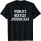 Accounting World's Okayest Accountant T-Shirt - T-Shirt | Black