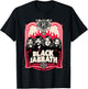 Black Sabbath Official Red Flames T-Shirt - T-Shirt | Black