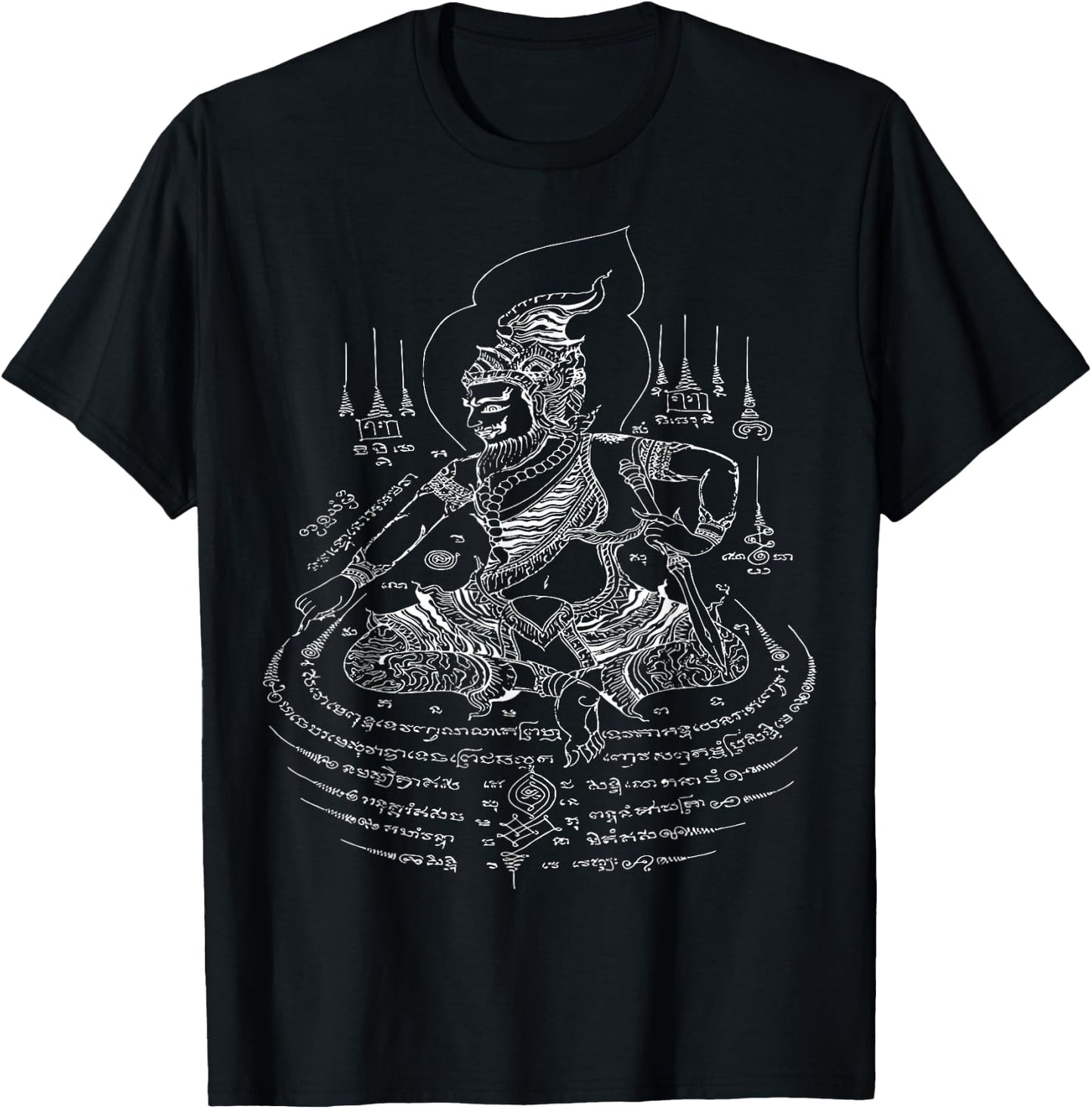 Thailand tattoo magical sak yant thai tattoos Thailand gift T-Shirt - T-Shirt | Black