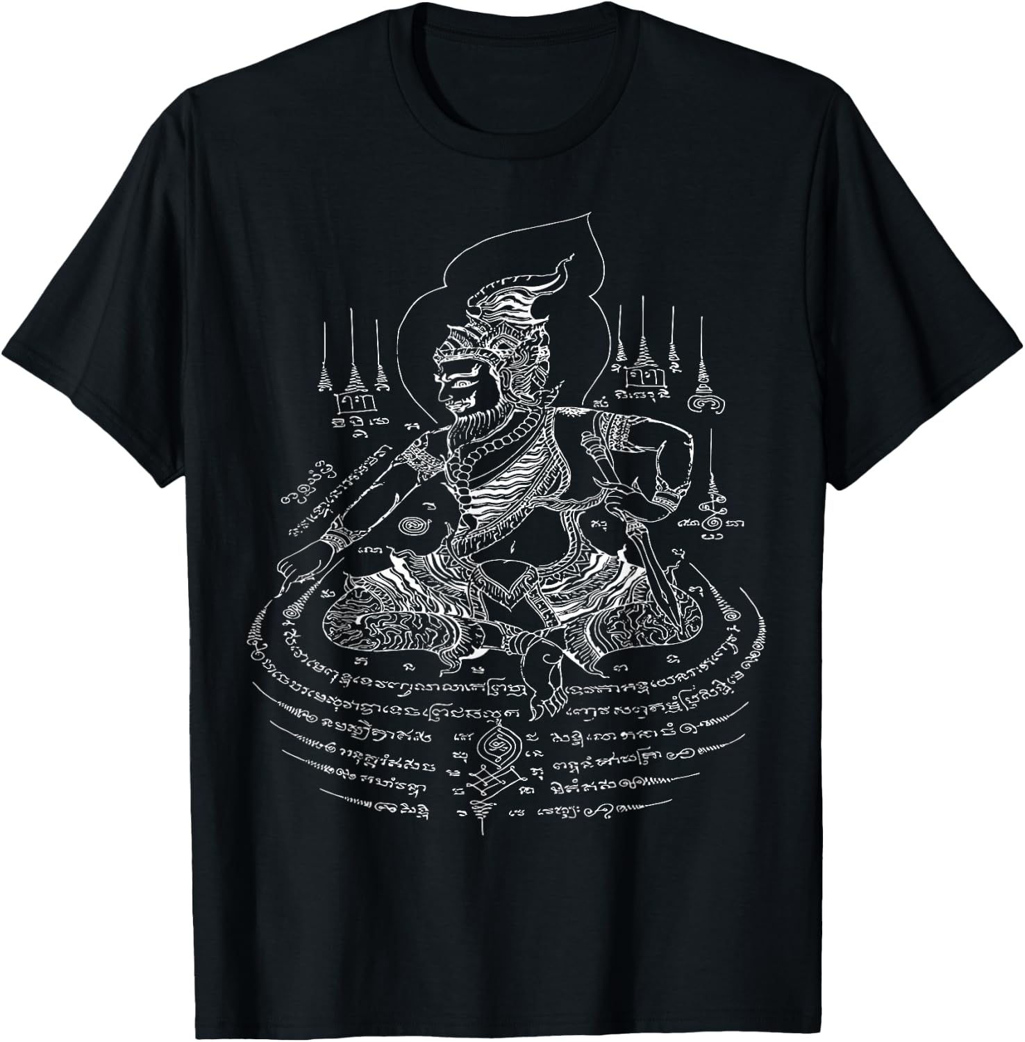 Thailand tattoo magical sak yant thai tattoos Thailand gift T-Shirt - T-Shirt | Black