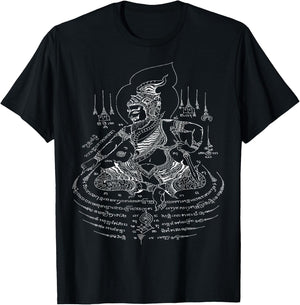 Thailand tattoo magical sak yant thai tattoos Thailand gift T-Shirt - T-Shirt | Black