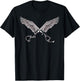 Hairdressing Scissors with Wings Tattoo Art Hairdresser T-Shirt - T-Shirt | Black