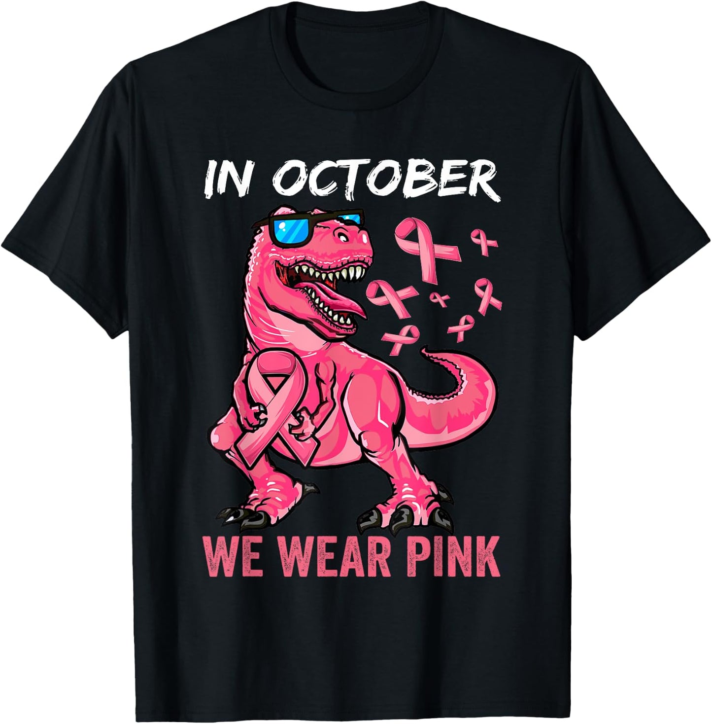 Breast Cancer Shirt for Boys, Breast Cancer Shirts for Kids T-Shirt - T-Shirt | Black