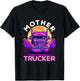 Trucker Truck Woman - Mother Trucker T-Shirt - T-Shirt | Black