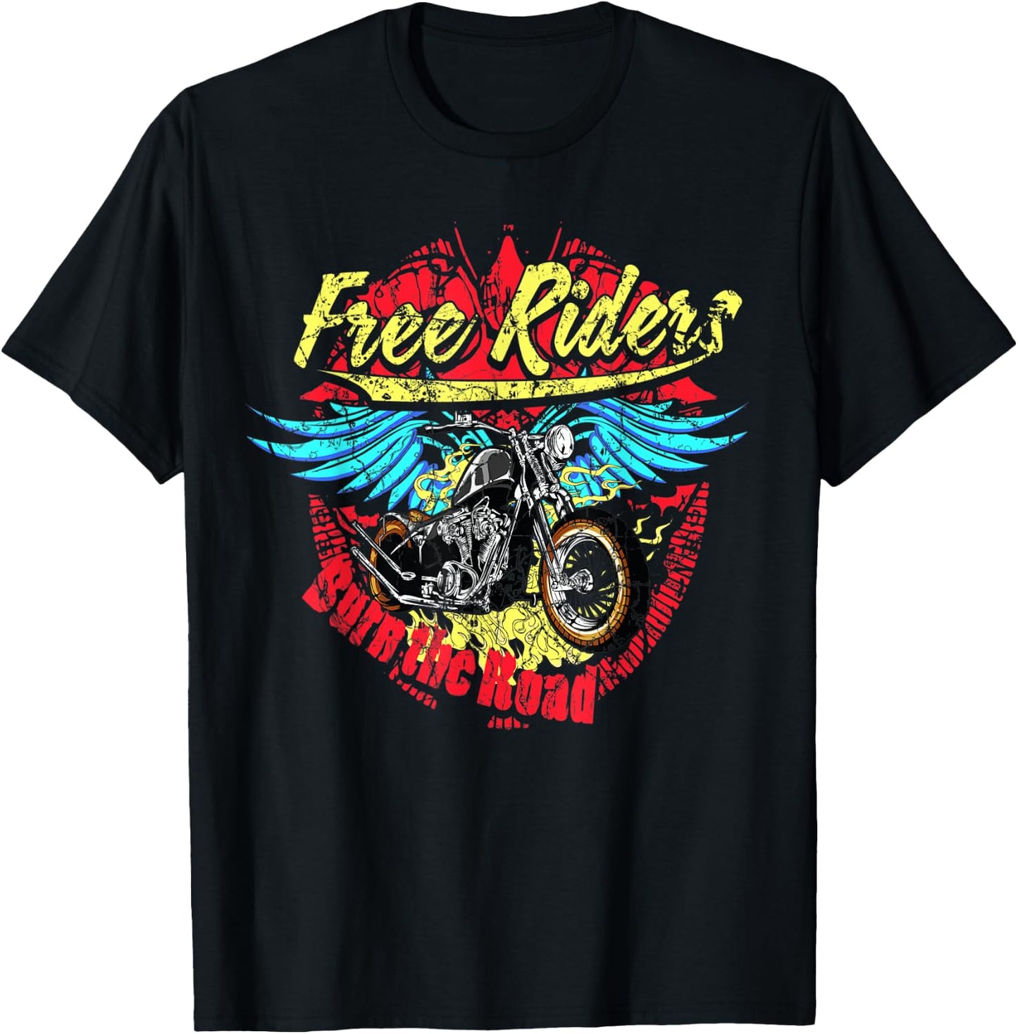 Motorbike Shirt Motorcycle Vintage Biker T-Shirt - T-Shirt | Black