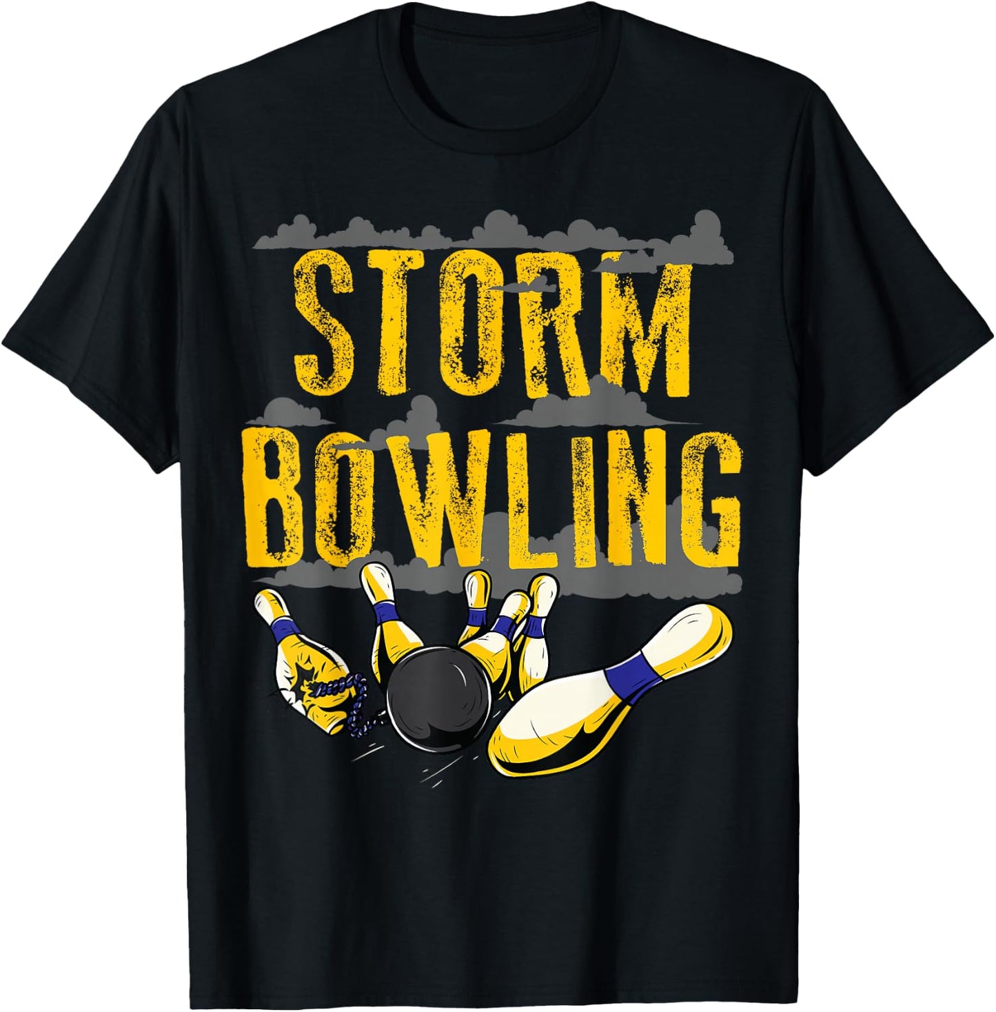Storm Bowling Funny Matching Bowling Team Shirts T-Shirt - T-Shirt | Black